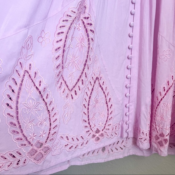 MATERNITY FILLYBOO Boho “Zippora” Embroidered Maxi Strapless Dress - Picture 10 of 13